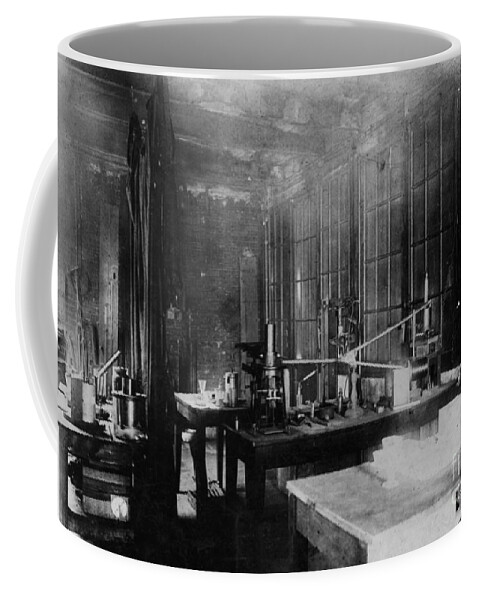 Historical Coffee Mug featuring the photograph Curie Laboratory by Science Source