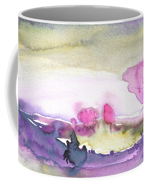 Dawn Coffee Mug featuring the painting Dawn 31 by Miki De Goodaboom