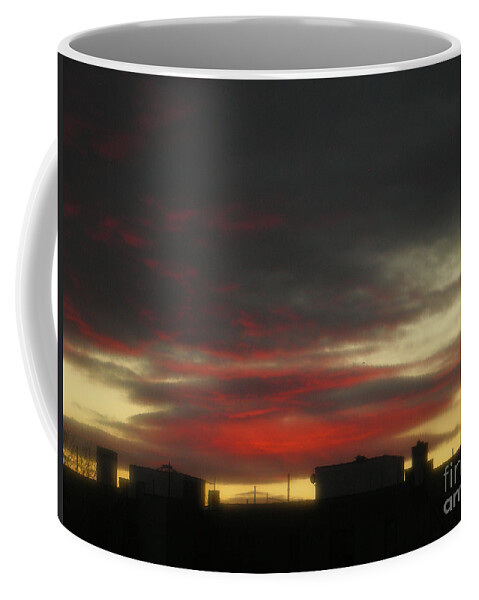 Sunset Coffee Mug featuring the photograph December 21 2009 by Mark Gilman