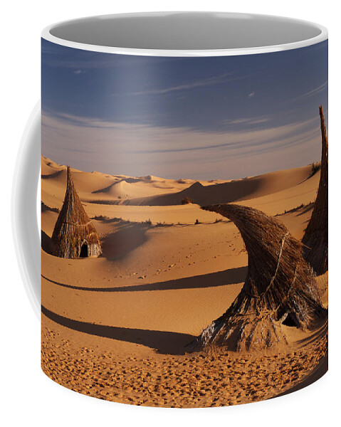 Desert Coffee Mug featuring the photograph Desert luxury by Ivan Slosar