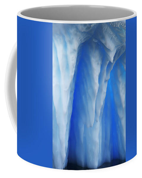 00285473 Coffee Mug featuring the photograph Detail Of An Iceberg, Antarctica by Jan Vermeer