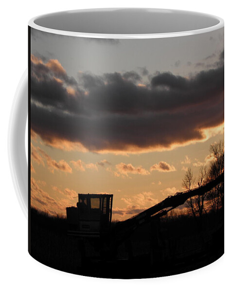 Sundown Coffee Mug featuring the photograph Done For The Day by Kim Galluzzo Wozniak