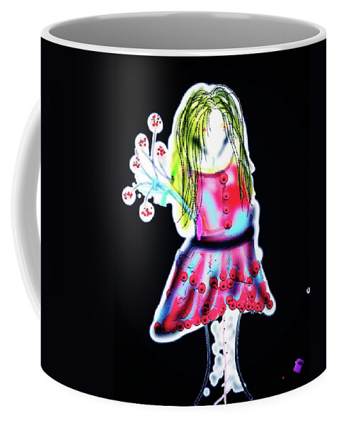 Abstract Art Coffee Mug featuring the photograph Doris the Florist by J C