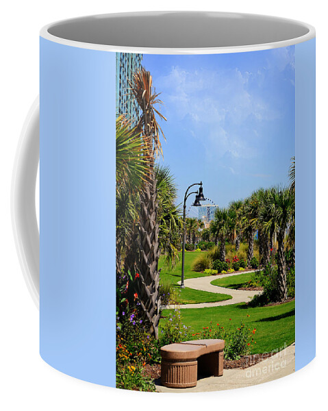 Myrtle Beach Coffee Mug featuring the photograph Downtown Myrtle Beach by Kathy Baccari