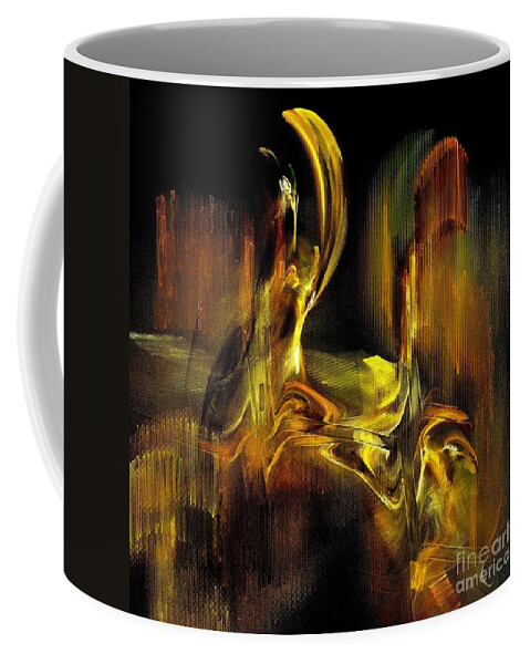 Dynamics Coffee Mug featuring the digital art Dynamics by Klara Acel