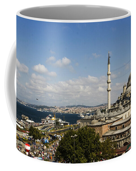 Turkey Coffee Mug featuring the photograph East Meets West by Leslie Leda