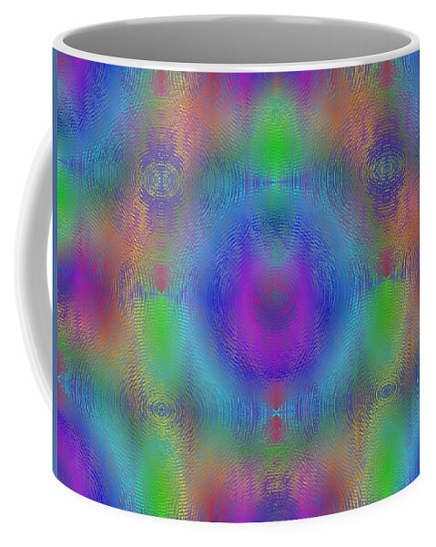 Abstract Coffee Mug featuring the digital art Echo 2 by Tim Allen