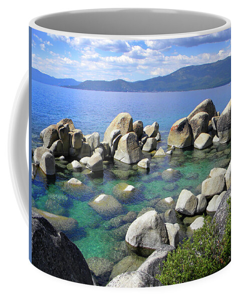 Emerald Waters Lake Tahoe Coffee Mug featuring the photograph Emerald Waters Lake Tahoe by Frank Wilson