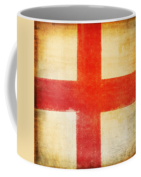 Abstract Coffee Mug featuring the photograph England flag by Setsiri Silapasuwanchai