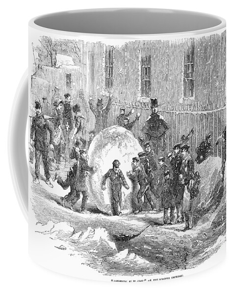 1855 Coffee Mug featuring the photograph England: Winter, 1855 by Granger