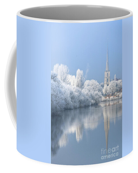 Andrew's Coffee Mug featuring the photograph English Winter Scenic by Andrew Michael