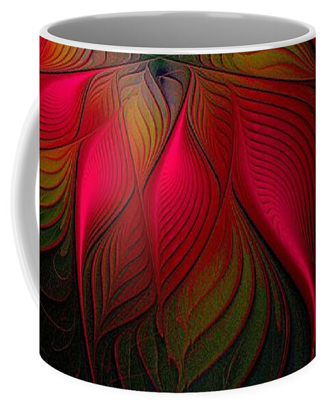Digital Art Coffee Mug featuring the digital art Exotica by Amanda Moore