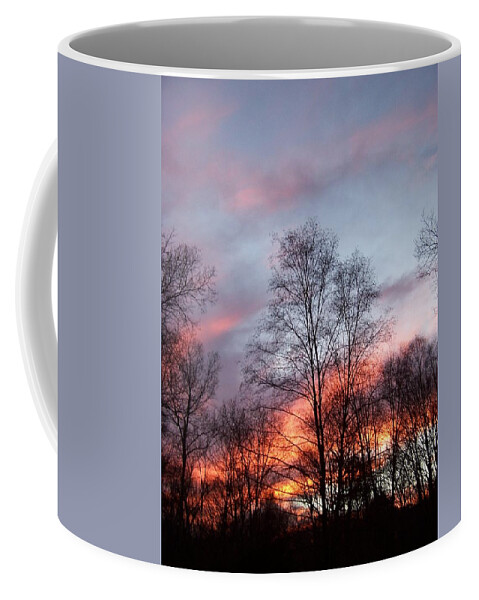 Sunset Coffee Mug featuring the photograph Explosions Of Color by Kim Galluzzo Wozniak