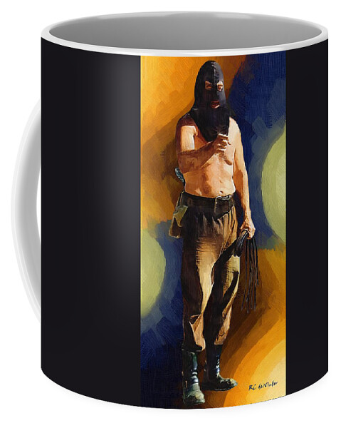 Dangerous Coffee Mug featuring the painting Exposed by RC DeWinter