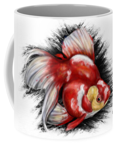 Pete Coffee Mug featuring the painting F ck Nemo by Pete Tapang