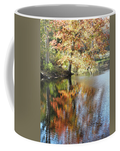 Fall Coffee Mug featuring the photograph fall in Connecticut 2011 by Kim Galluzzo