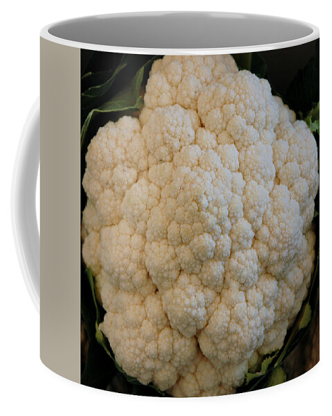 Usa Coffee Mug featuring the photograph Farm Fresh Cauliflower by LeeAnn McLaneGoetz McLaneGoetzStudioLLCcom