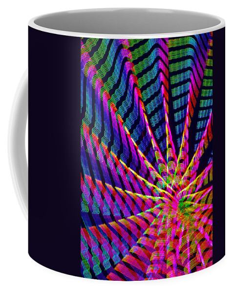 Abstracts Coffee Mug featuring the photograph Ferris Tracings 554 by Rich Walter