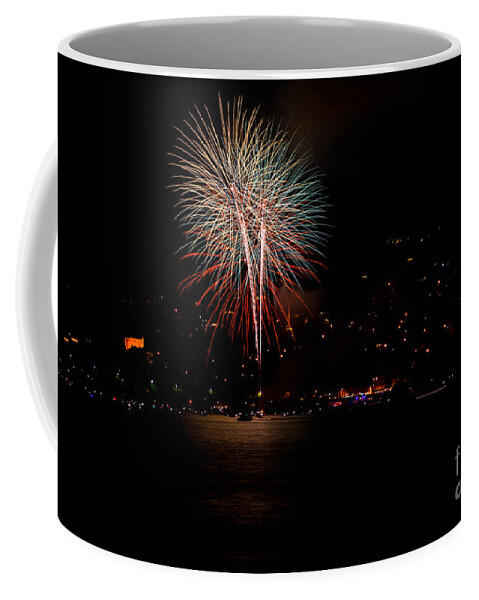 Fireworks Coffee Mug featuring the photograph Fireworks by Mats Silvan