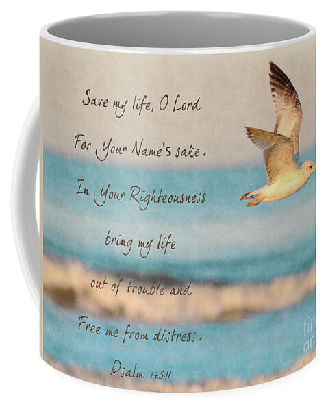Bird Painting Coffee Mug featuring the painting Freedom Flight by Constance Woods