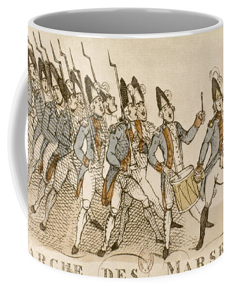 1792 Coffee Mug featuring the photograph French Rev: Volunteer, 1792 by Granger