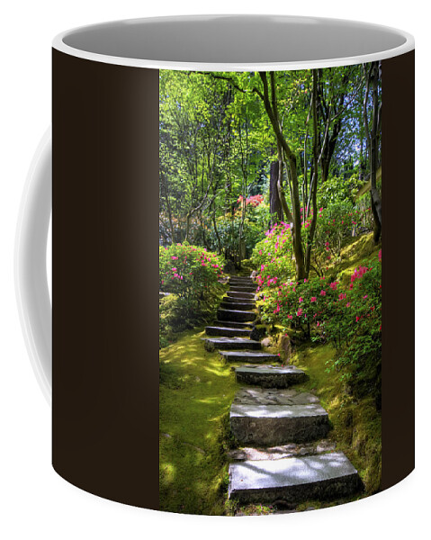 Hdr Coffee Mug featuring the photograph Garden Path by Brad Granger