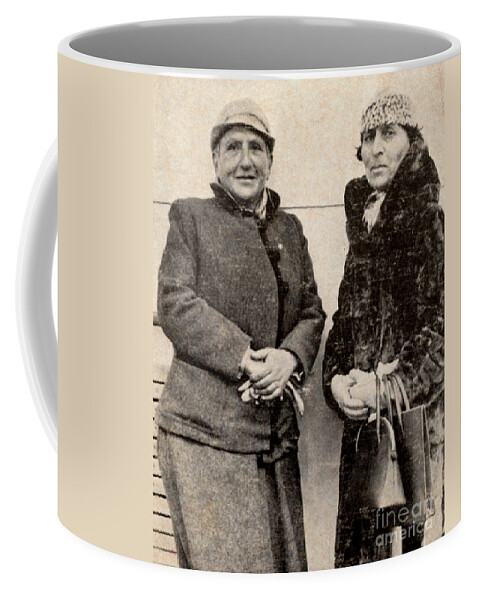 History Coffee Mug featuring the photograph Gertrude Stein And Alice B. Toklas by Photo Researchers