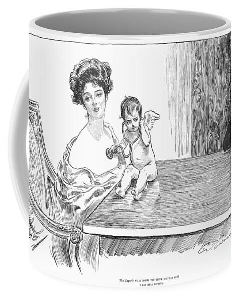 1901 Coffee Mug featuring the photograph Gibson: Gibson Girl, 1901 by Granger