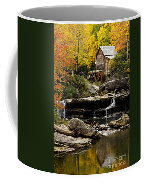 West Virginia Coffee Mug featuring the photograph Glade Creek Grist Mill by Carrie Cranwill