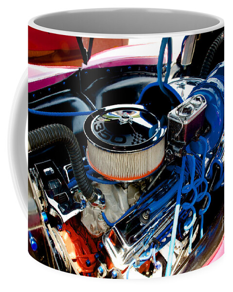 Car Show Coffee Mug featuring the photograph GMC Truck Engine by Mark Dodd