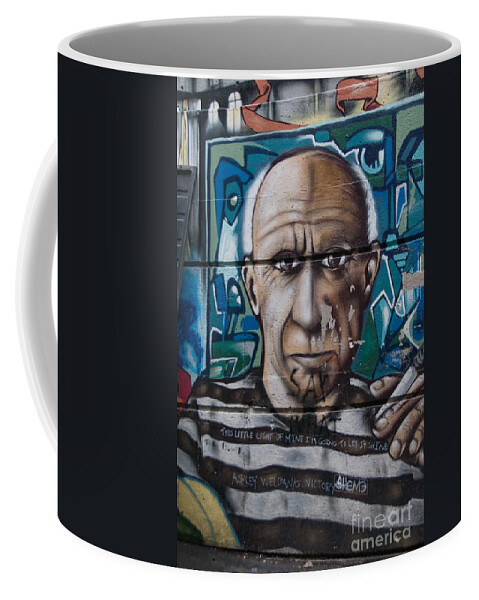 Canada Coffee Mug featuring the digital art Graffii Alley by Carol Ailles