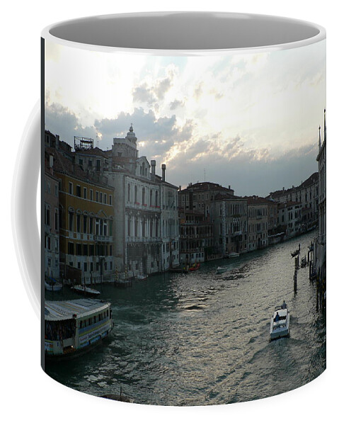 Grand Coffee Mug featuring the photograph Grand Canal at Dusk by Laurel Best