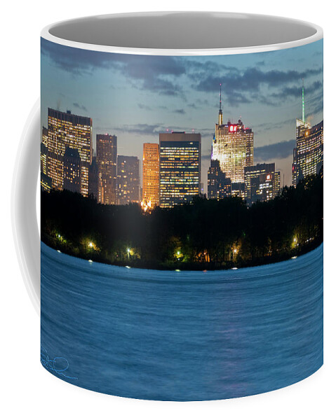 Nyc Coffee Mug featuring the photograph Great Pond Skyline by S Paul Sahm
