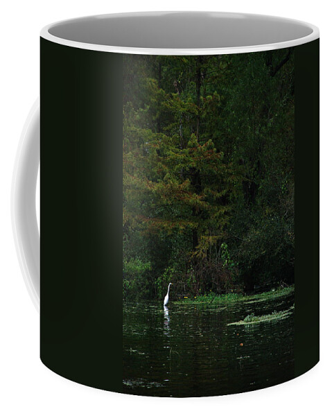 Louisiana Coffee Mug featuring the photograph Green Solitude by Ron Weathers