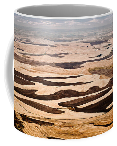 Palouse Coffee Mug featuring the photograph Harvest by Niels Nielsen