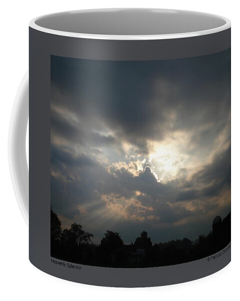 Sky Coffee Mug featuring the photograph Heavenly Splendor by Patricia Overmoyer