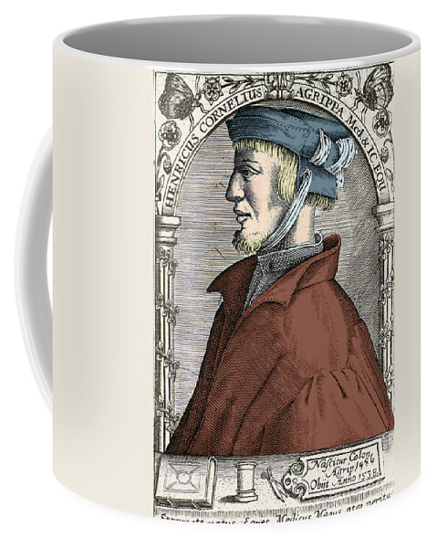 History Coffee Mug featuring the photograph Heinrich Cornelius Agrippa, German by Science Source