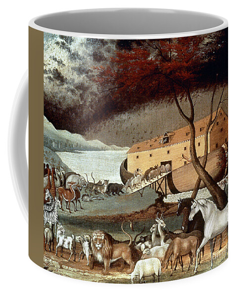19th Century Coffee Mug featuring the photograph Hicks: Noahs Ark, 1846 by Granger