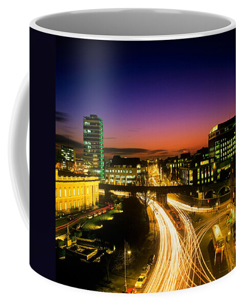 Administration Coffee Mug featuring the photograph High Angle View Of Traffic Moving In A by The Irish Image Collection 