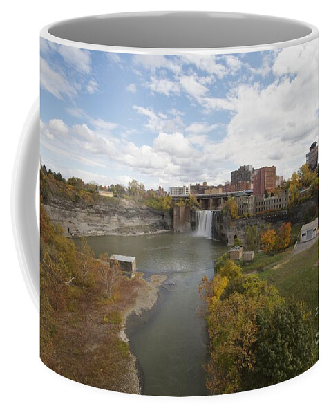 Landscape Coffee Mug featuring the photograph High Falls by William Norton