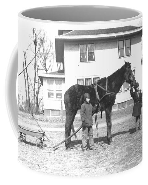 Horse Coffee Mug featuring the photograph Horse and Buggy by Bonfire Photography