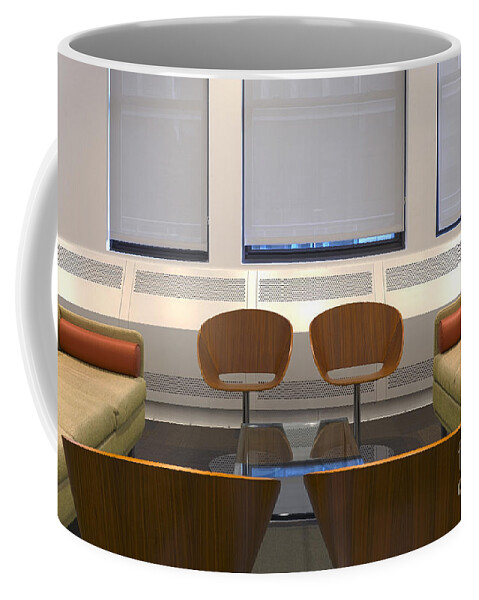 Chairs Coffee Mug featuring the photograph Hospital Waiting Room by Photo Researchers