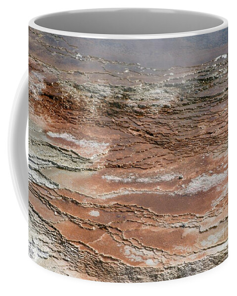 Hot Coffee Mug featuring the photograph Hot Springs Abstract Too by Sabrina L Ryan