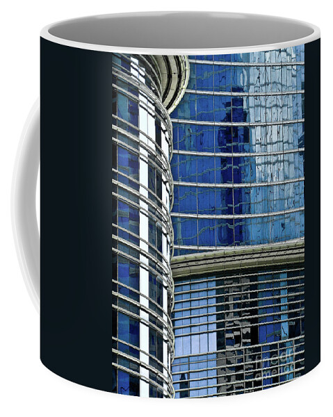 Architecture Coffee Mug featuring the photograph Houston Architecture 1 by Frances Ann Hattier