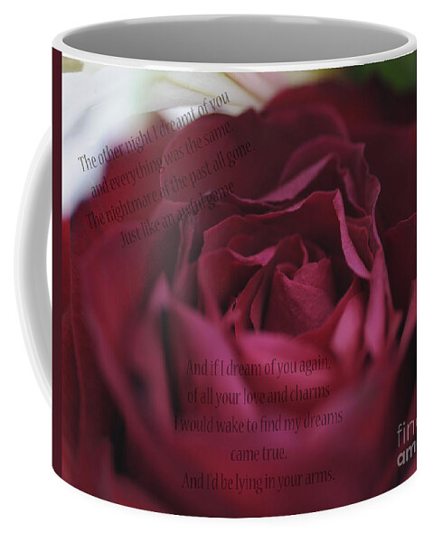 Flower Coffee Mug featuring the photograph I dream of you by Sheila Laurens