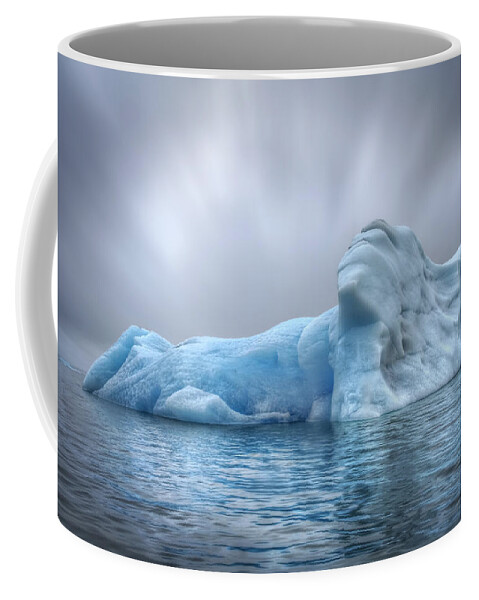 Iceland Coffee Mug featuring the photograph Ice Magic by Evelina Kremsdorf