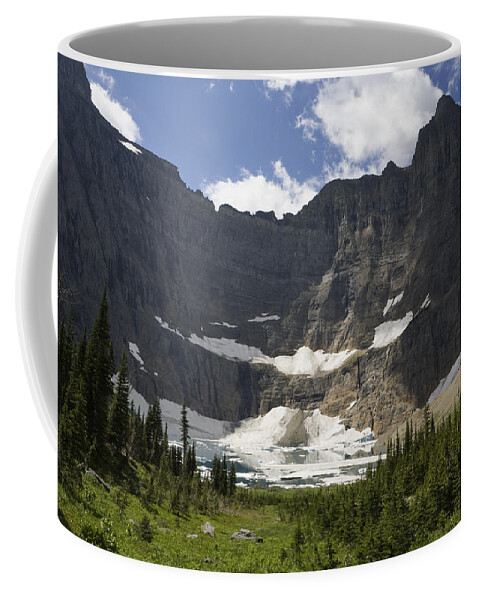 00439320 Coffee Mug featuring the photograph Iceberg Lake And Melting Many Glacier by Sebastian Kennerknecht
