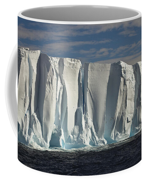 00427995 Coffee Mug featuring the photograph Iceberg Showing Annual Layers Of Snow by Colin Monteath