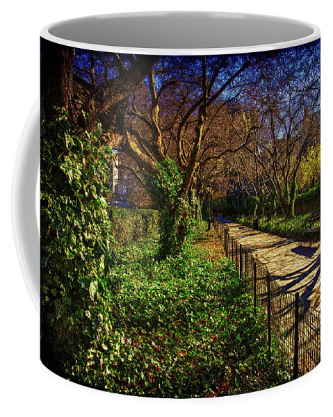 Conservatory Coffee Mug featuring the photograph In The Conservatory Garden by Chris Lord