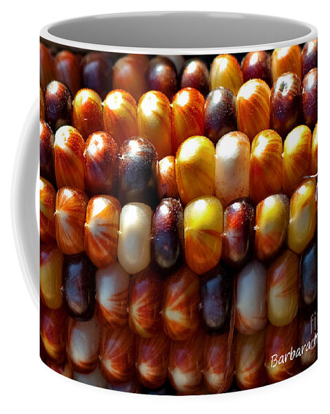 Corn Coffee Mug featuring the photograph Indian Corn by Barbara McMahon